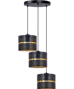 Lampa wisząca z trzema ażurowymi abażurami K-5222 z serii ZIMBO | Kaja*Sklep Kaja Best
