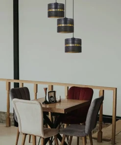 Lampa wisząca z trzema ażurowymi abażurami K-5222 z serii ZIMBO | Kaja*Sklep Kaja Best