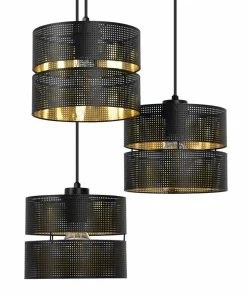 Lampa wisząca z trzema ażurowymi abażurami K-5222 z serii ZIMBO | Kaja*Sklep Kaja Best