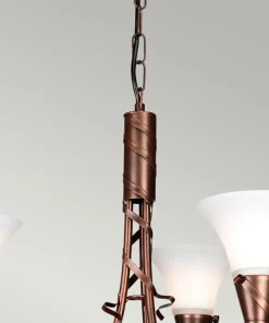 Lampa wisząca, z trzema punkami światła EM3-COPPER z serii EMILY*Sklep Kaja Flash Sale