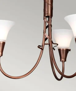 Lampa wisząca, z trzema punkami światła EM3-COPPER z serii EMILY*Sklep Kaja Flash Sale