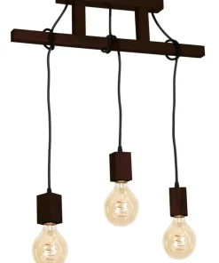 Discount Sklep Kaja Lampa wisząca z trzema źródłami światła, na E27 MLP4360 z serii JACK | Kaja Oświ naturalnedrewno