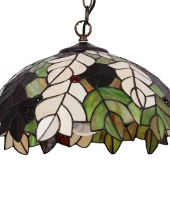 Lampa wisząca z witrażowym kloszem K-P161420 FARINA | Kaja Oświetlenie*Sklep Kaja Best
