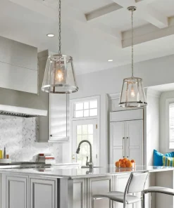 Lampa wisząca z wyjątkowym szkłem FE-HARROW-P-M z serii HARROW*Sklep Kaja Cheap