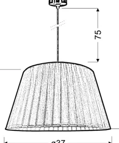 Lampa wisząca z m abażurem 31-27153 TIZIANO | Kaja Oświetlenie*Sklep Kaja Best