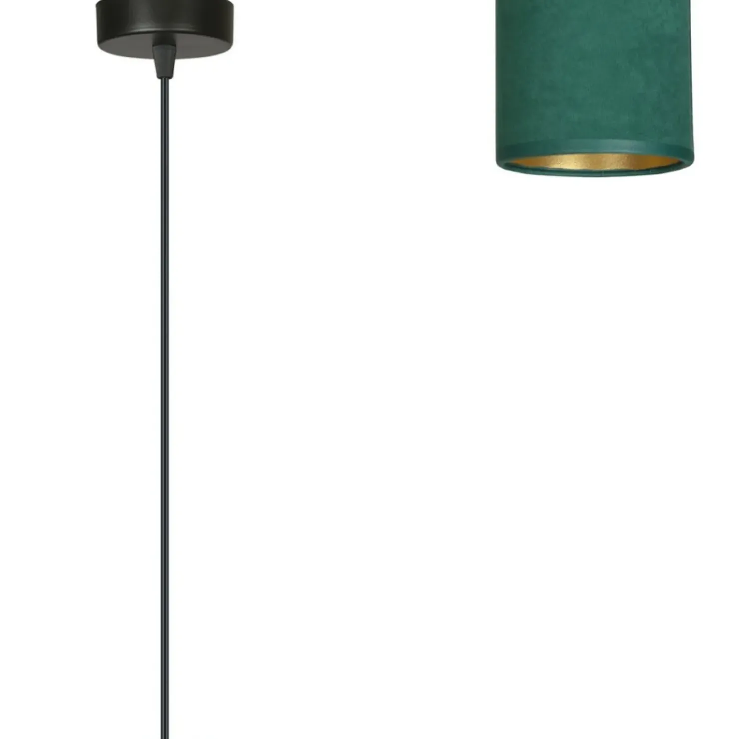 Discount Sklep Kaja Lampa wisząca ze smukłym, kolorowym abażurem 1058/1 BENTE | Kaja