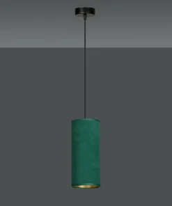 Discount Sklep Kaja Lampa wisząca ze smukłym, kolorowym abażurem 1058/1 BENTE | Kaja