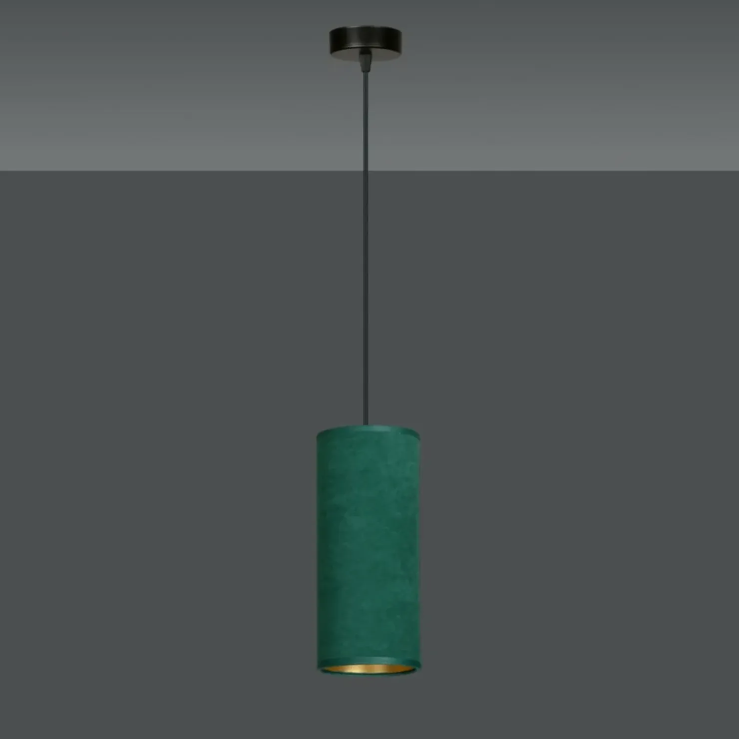 Discount Sklep Kaja Lampa wisząca ze smukłym, kolorowym abażurem 1058/1 BENTE | Kaja