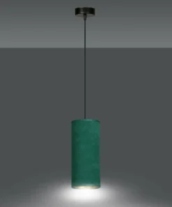 Discount Sklep Kaja Lampa wisząca ze smukłym, kolorowym abażurem 1058/1 BENTE | Kaja