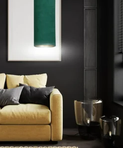 Discount Sklep Kaja Lampa wisząca ze smukłym, kolorowym abażurem 1058/1 BENTE | Kaja