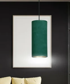 Discount Sklep Kaja Lampa wisząca ze smukłym, kolorowym abażurem 1058/1 BENTE | Kaja
