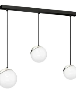 Best Sklep Kaja Lampa wisząca ze mi elementami MLP7238 z serii SFERA | Kaja Oświetlenie srebrny