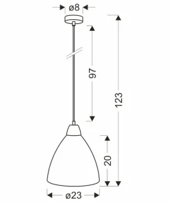 Lampa wisząca ze szklanym kloszem, z drewnem 31-16720 z serii NAPOLA | Kaja Oświ*Sklep Kaja Clearance