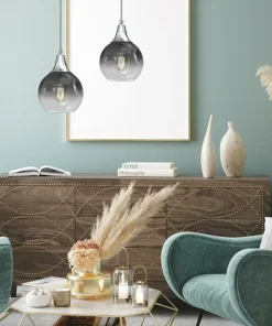 Best Sale Sklep Kaja Lampa wisząca ze szklanym, szarym kloszem MLP8321 z serii MONTE | Kaja Oświetlen