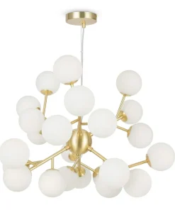 Flash Sale Sklep Kaja Lampa wisząca ze złotą konstrukcją MOD545PL-24BS z serii DALLAS | Kaja złoty