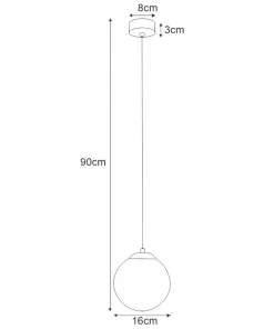 Shop Sklep Kaja Lampa wisząca ze złotym akcentem, do jadalni K-5401 z serii LUMIA