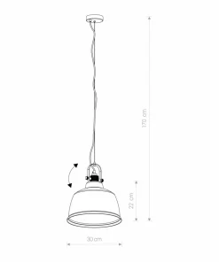 Shop Sklep Kaja Lampa wisząca ze m kloszem na duży gwint 8381 | Kaja Oświetlenie złoty