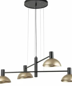 Flash Sale Sklep Kaja Lampa wisząca ze złotymi, otwartymi kloszami SIG 40568 ARTIS | Kaja