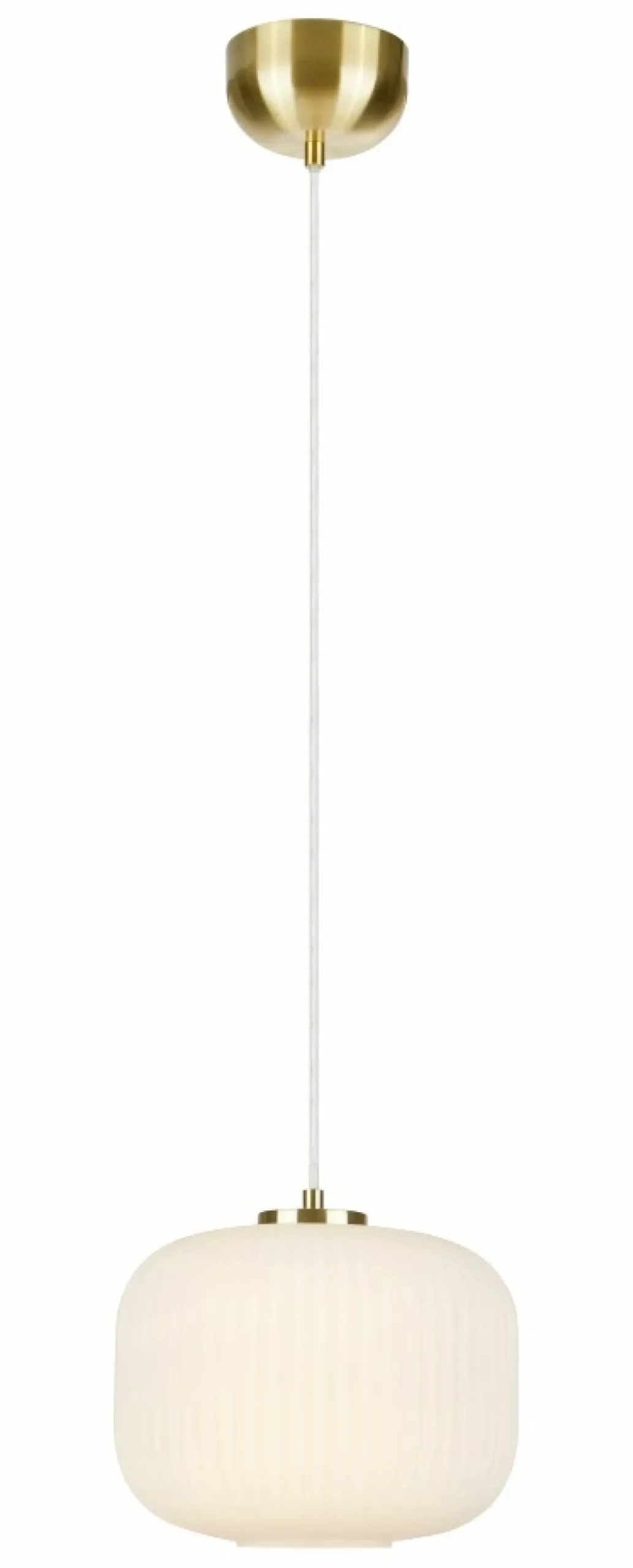 Best Sale Sklep Kaja Lampa wisząca złota podsufitka i biały klosz 107918 | Kaja Oświetlenie