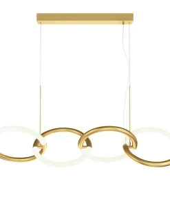 Sale Sklep Kaja Lampa wisząca, złoto-białe obręcze MOD165PL-L40G3K z serii NODE | Kaja złoty
