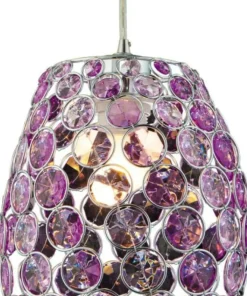 Clearance Sklep Kaja Lampa wysadzana mi kryształkami 31-92536 CORN | Kaja fioletowy