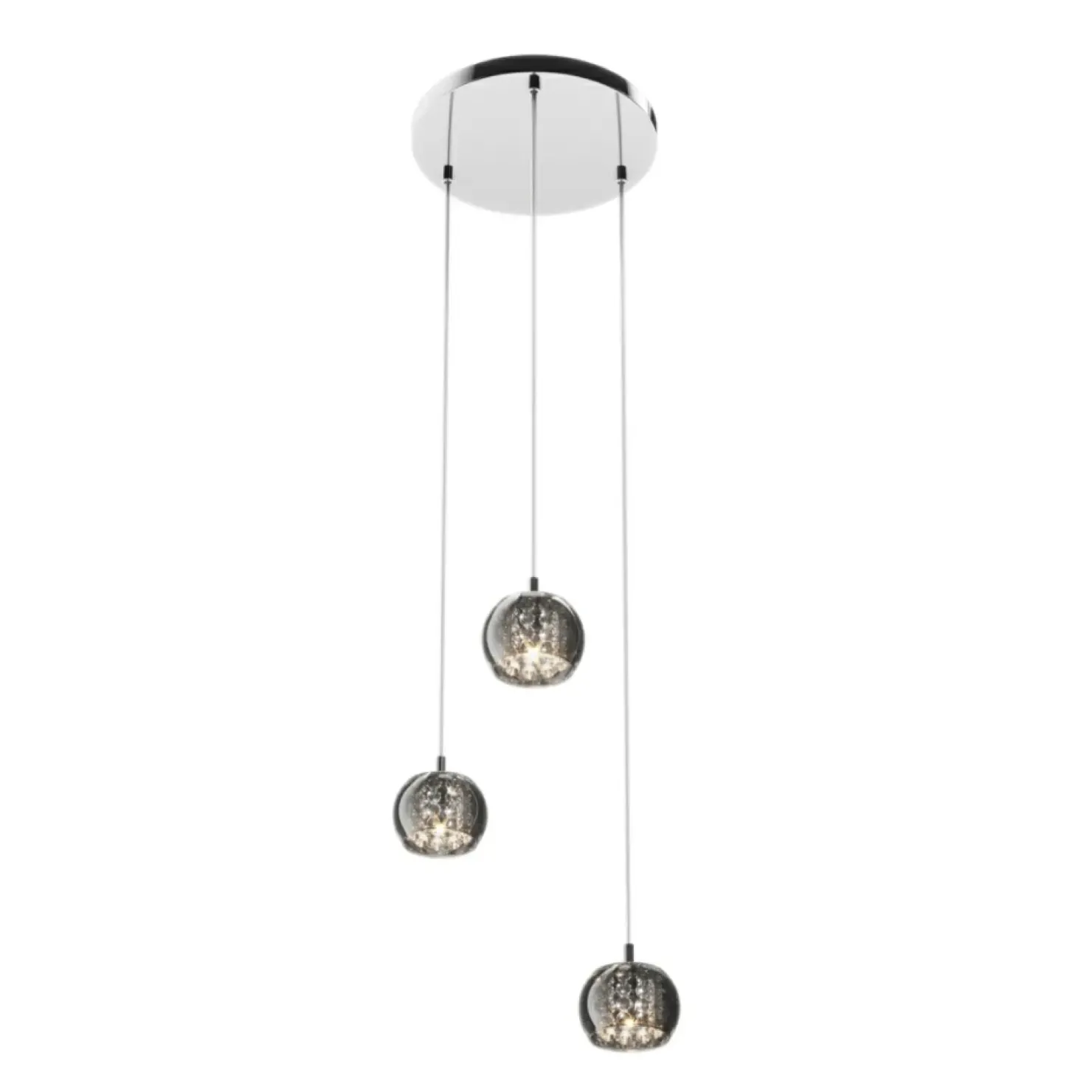 Best Sale Sklep Kaja Lampa z 3 dekoracyjnymi kloszami P0076-03M-B5FZ CRYSTAL | Kaja