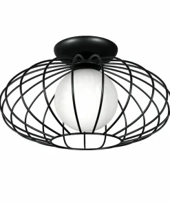 Best Sale Sklep Kaja Lampa z biała kulą i drucianym koszykiem MLP4425 KRONOS | Kaja