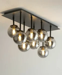 Store Sklep Kaja Lampa z ciemnymi kloszami, do sypialni SIG 33496 TULIA | Kaja