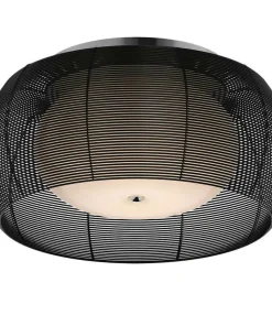 Lampa z czarnym drucianym kloszem MX1104-2L black TANGO | Kaja*Sklep Kaja Fashion