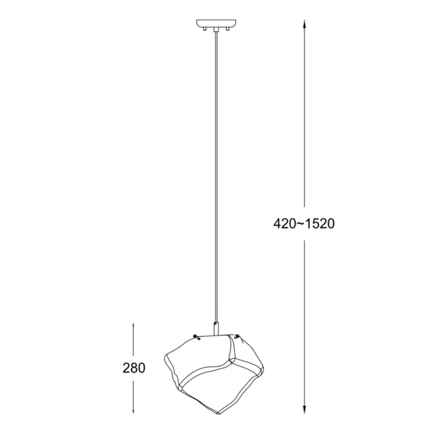 Cheap Sklep Kaja Lampa z dekoracyjnym kloszem P0488-01A-F4AC ROCK| Kaja Oświetlenie