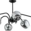 Lampa z grafitowymi kloszami O3066 W6 CZA CH KATLA | Kaja Oświetlenie*Sklep Kaja Online