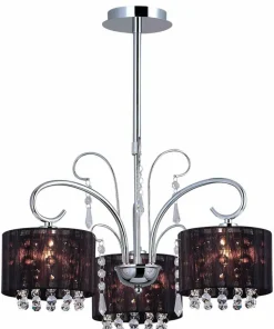 Lampa z kryształkami, do sypialni MDM1583/3 SPAN | Kaja Oświetlenie*Sklep Kaja Discount