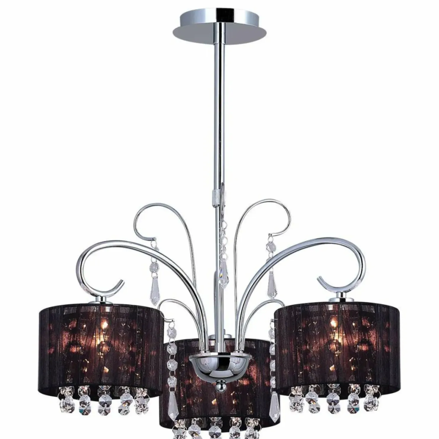 Lampa z kryształkami, do sypialni MDM1583/3 SPAN | Kaja Oświetlenie*Sklep Kaja Discount