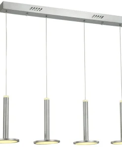 Fashion Sklep Kaja Lampa z ledowymi zwisami MD17033012-4B S.NICK OLIVER | Kaja nikielsatynowany