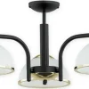 Lampa ze złotymi lamówkami O2923 W3 CZA ZL LAVA | Kaja Oświetlenie*Sklep Kaja Sale