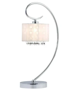 Lampka abażurowa na szafkę nocną MTM1583/1 WH SPAN | Kaja Oświetlenie*Sklep Kaja Discount