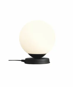 Lampka biurkowa czarna niska do sypialni 1076B1_M BALL | Kaja*Sklep Kaja Flash Sale