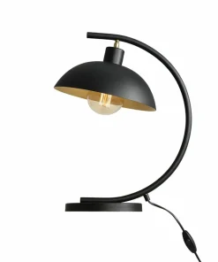 Lampka biurkowa czarno-złota do gabinetu 1036B1 ESPACE | Kaja*Sklep Kaja Outlet
