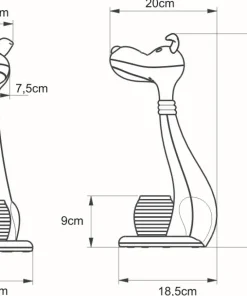 Lampka biurkowa LED dla ucznia K-BL1607 ŻÓŁTY PIESEK | Kaja*Sklep Kaja Cheap