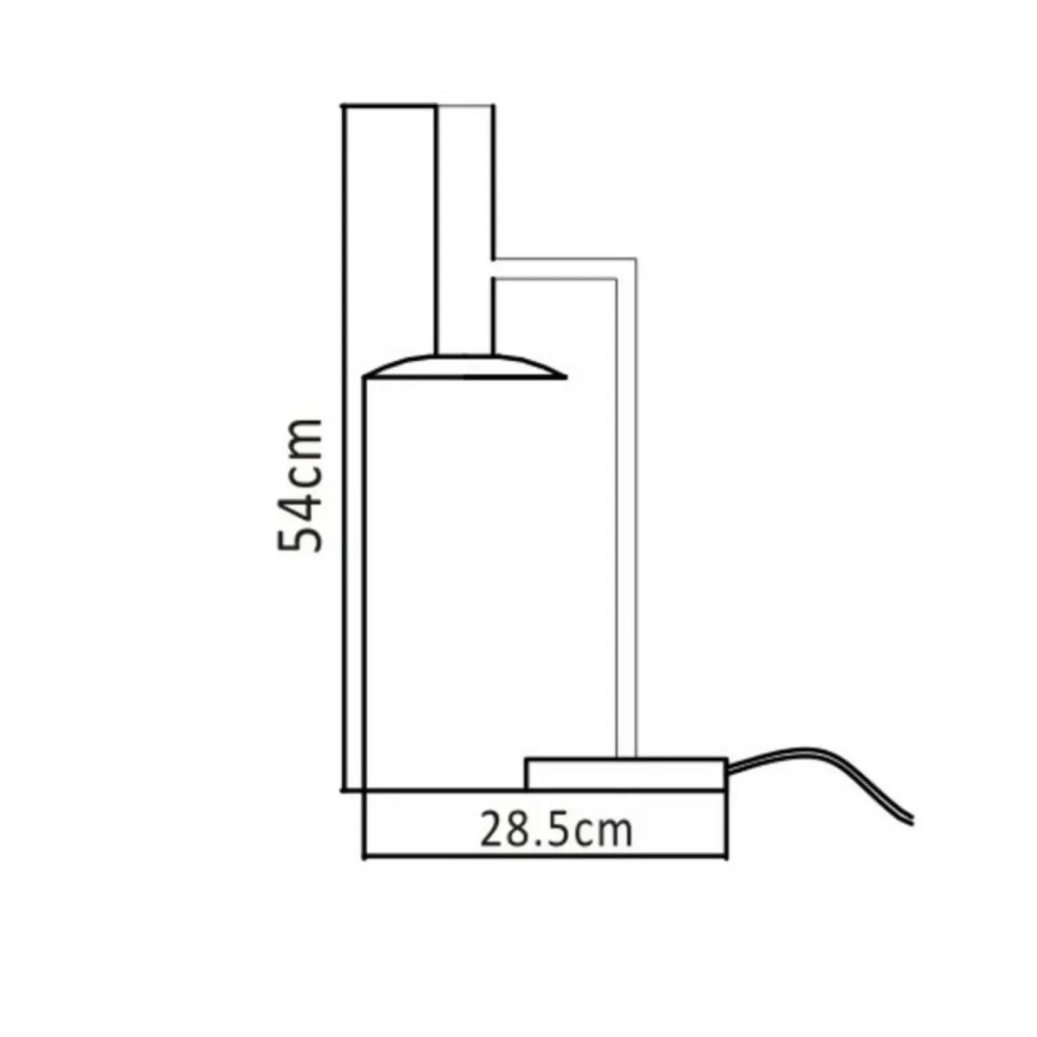 Lampka biurkowa w loftowym stylu LP-1661/1T BK HAT | Kaja Oświetlenie*Sklep Kaja Discount