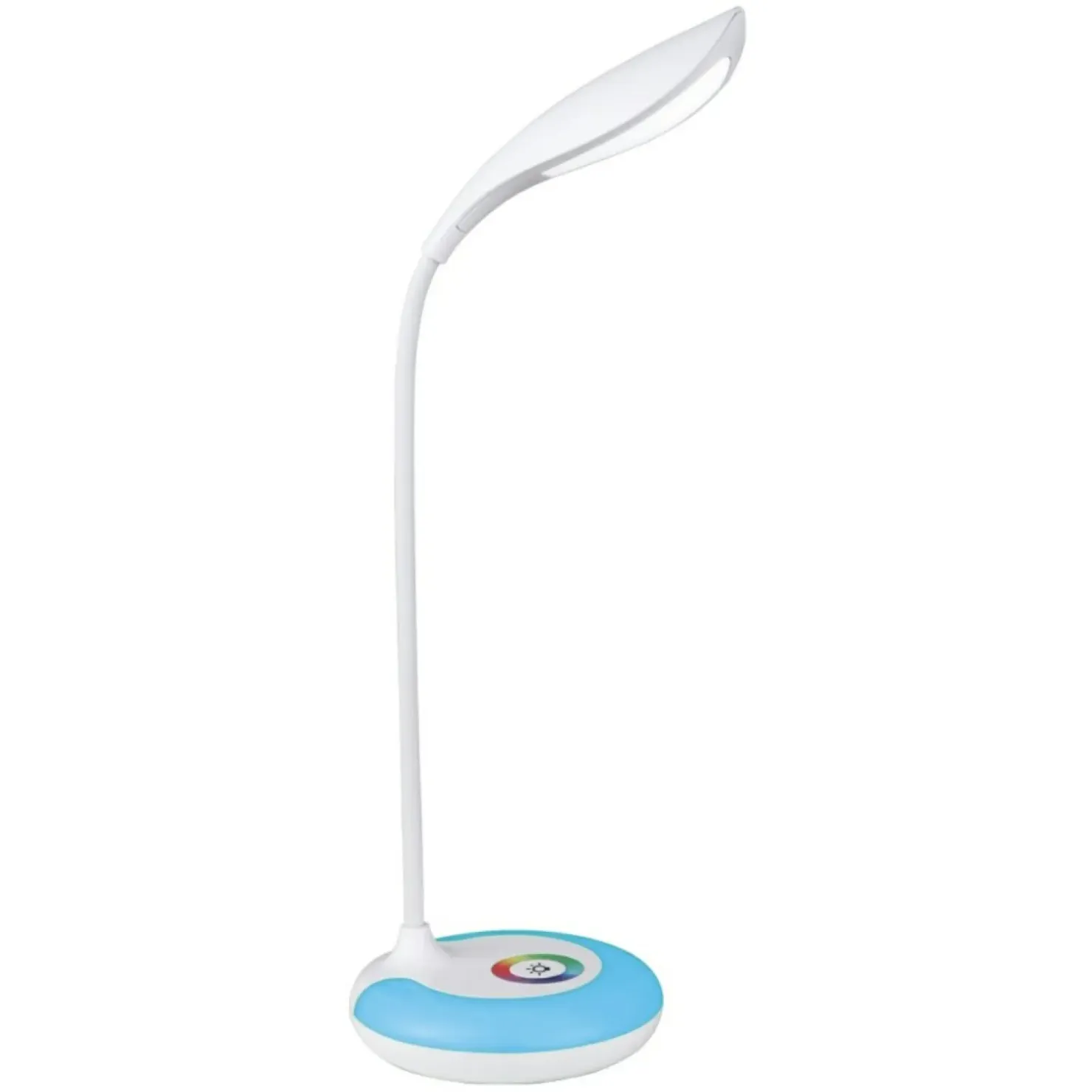 Lampka biurkowa z kolorowym ledem K-MT-202 BIAŁY z serii NEG*Sklep Kaja Flash Sale