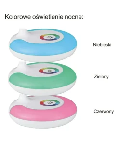 Lampka biurkowa z kolorowym ledem K-MT-202 BIAŁY z serii NEG*Sklep Kaja Flash Sale