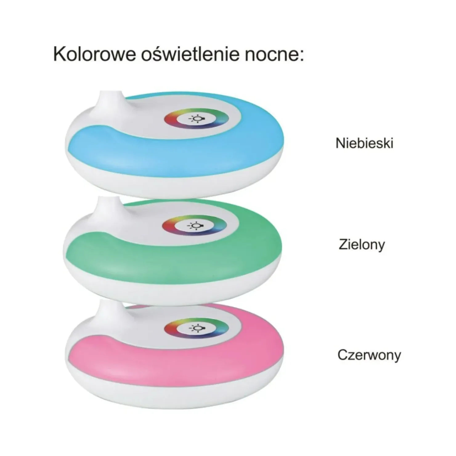 Lampka biurkowa z kolorowym ledem K-MT-202 BIAŁY z serii NEG*Sklep Kaja Flash Sale