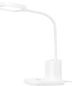 Lampka biurkowa z pojemnikiem na długopisy K-BL1301 BIAŁY z serii TOLA*Sklep Kaja Shop