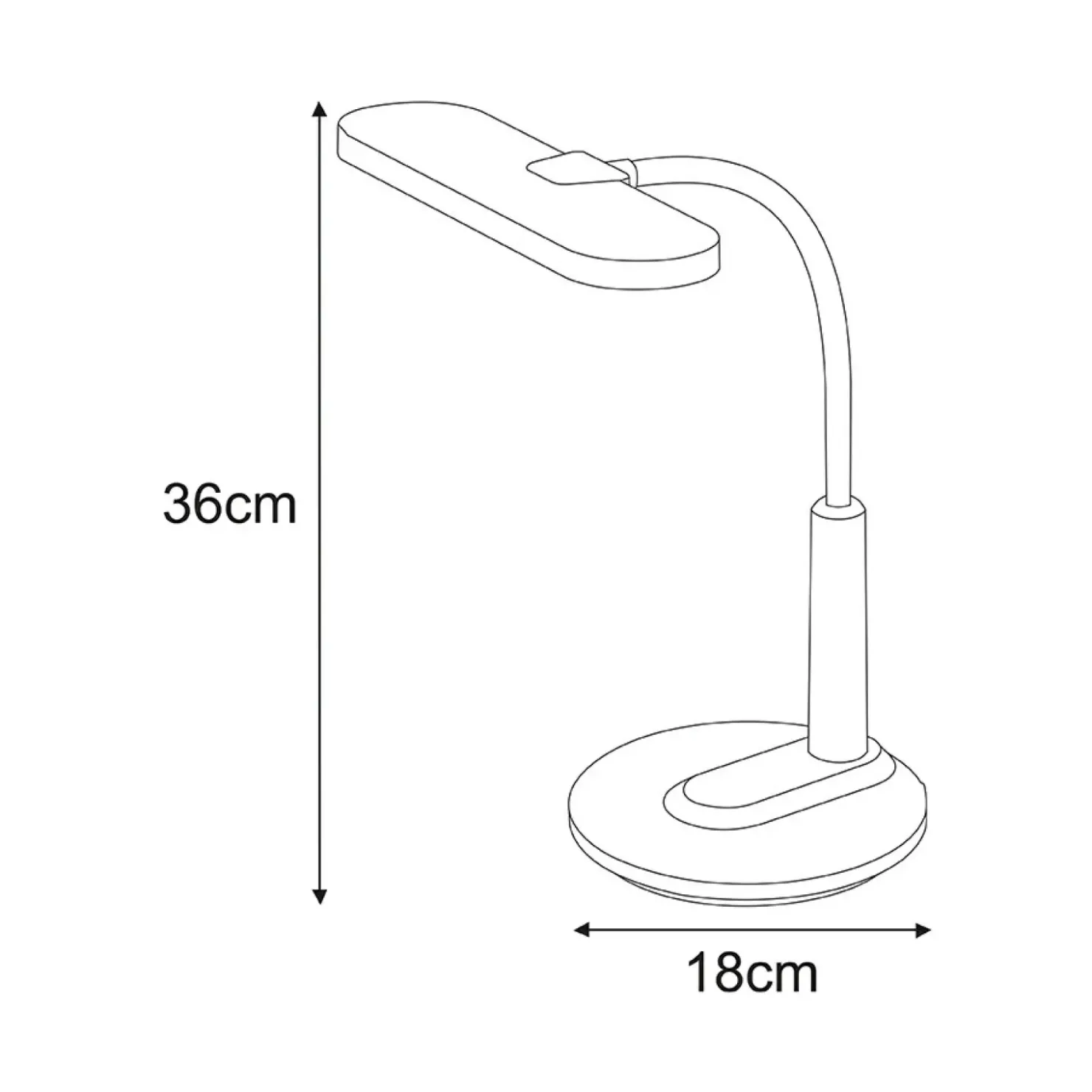 Lampka biurkowa z regulowaną barwą światła K-BL1185 seria DAFI*Sklep Kaja Best
