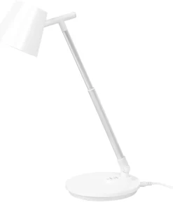 Lampka biurkowa z regulowaną wysokością K-BL1527 BIAŁY z serii BOLEK*Sklep Kaja Outlet