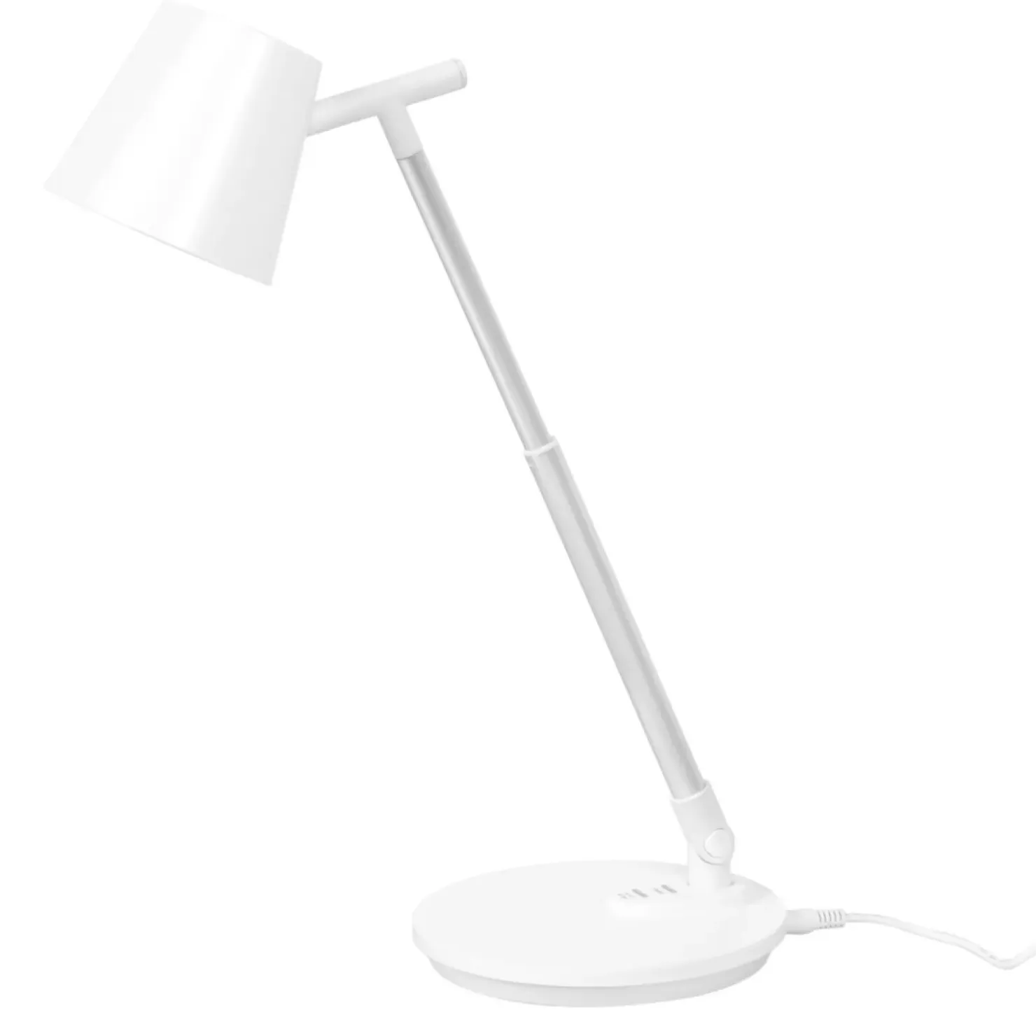 Lampka biurkowa z regulowaną wysokością K-BL1527 BIAŁY z serii BOLEK*Sklep Kaja Outlet