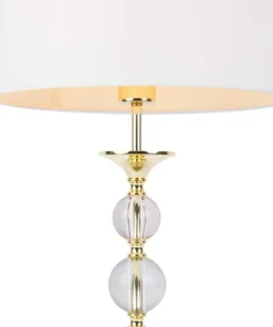 Lampka glamour, idealna na szafkę nocną RLT93163-1GW z serii REA II*Sklep Kaja Cheap