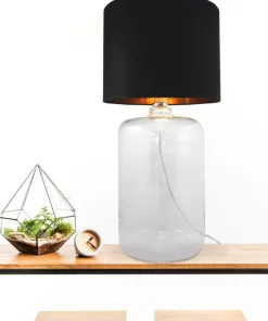 Lampka na smukłej, szklanej podstawie 5508BKGO AMARSA | Kaja*Sklep Kaja Cheap