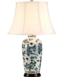 Lampka nocna z abażurem BLUE-TRAD-WP-TL z serii BLUE TRADITIONAL*Sklep Kaja Flash Sale